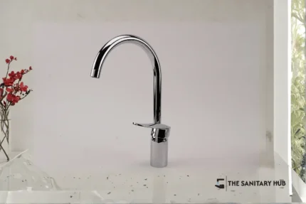 EROS High Neck Kitchen Mixer Tap – Single Lever | Made in Spain